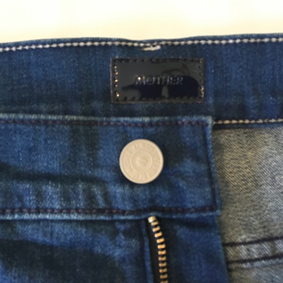 Mother Insider Crop Step Fray Hem, Second Thyme Around, Stretch Jeans - Picture 10 of 15